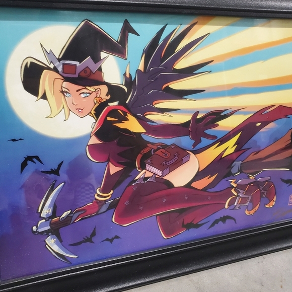 Overwatch Mercy Game Art Print Poster Comic Con - Picture 2 of 4